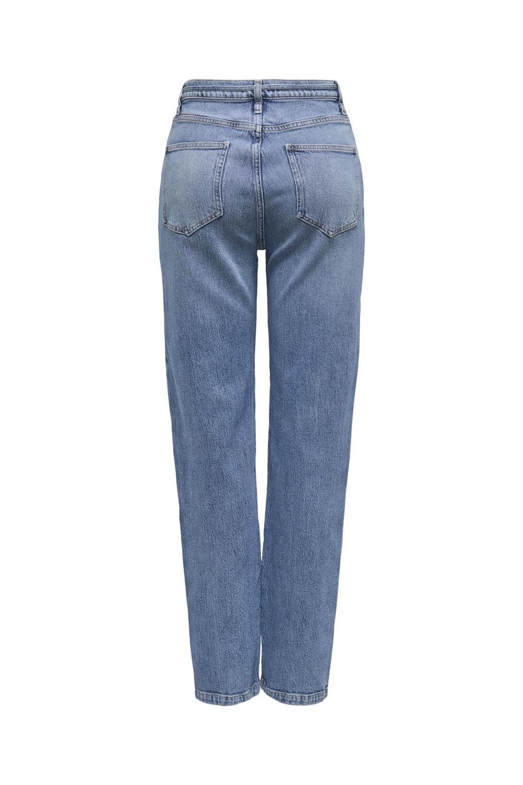 Only - Onlgypsy Straight Stretch Sik332 - 4750524 Medium Blue Denim