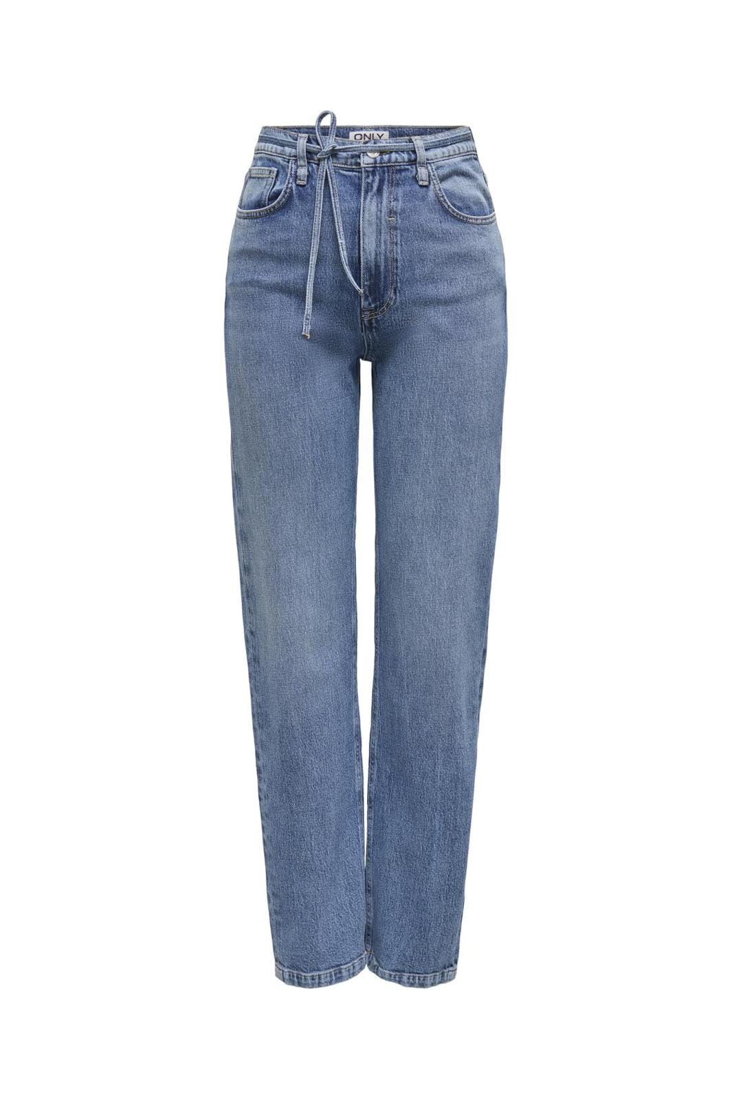 Only - Onlgypsy Straight Stretch Sik332 - 4750524 Medium Blue Denim