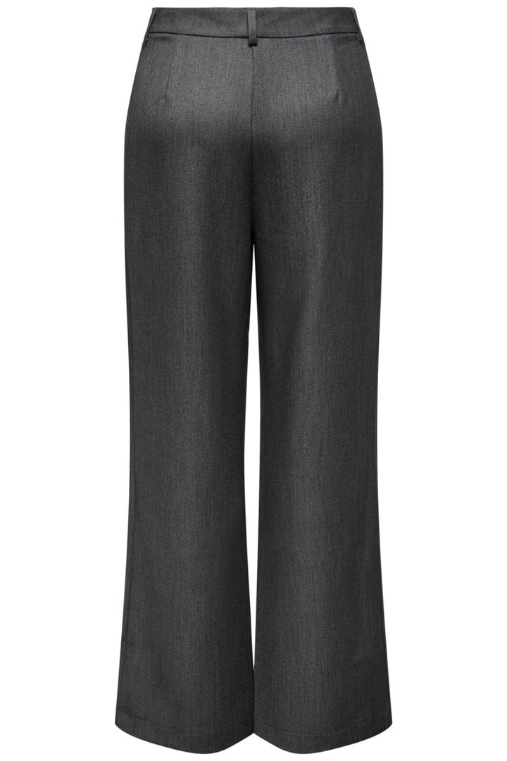 Only - Onlhattie Pleat Mel Str Pant Tlr 15304707 - 4330959 - Dark Grey Melange