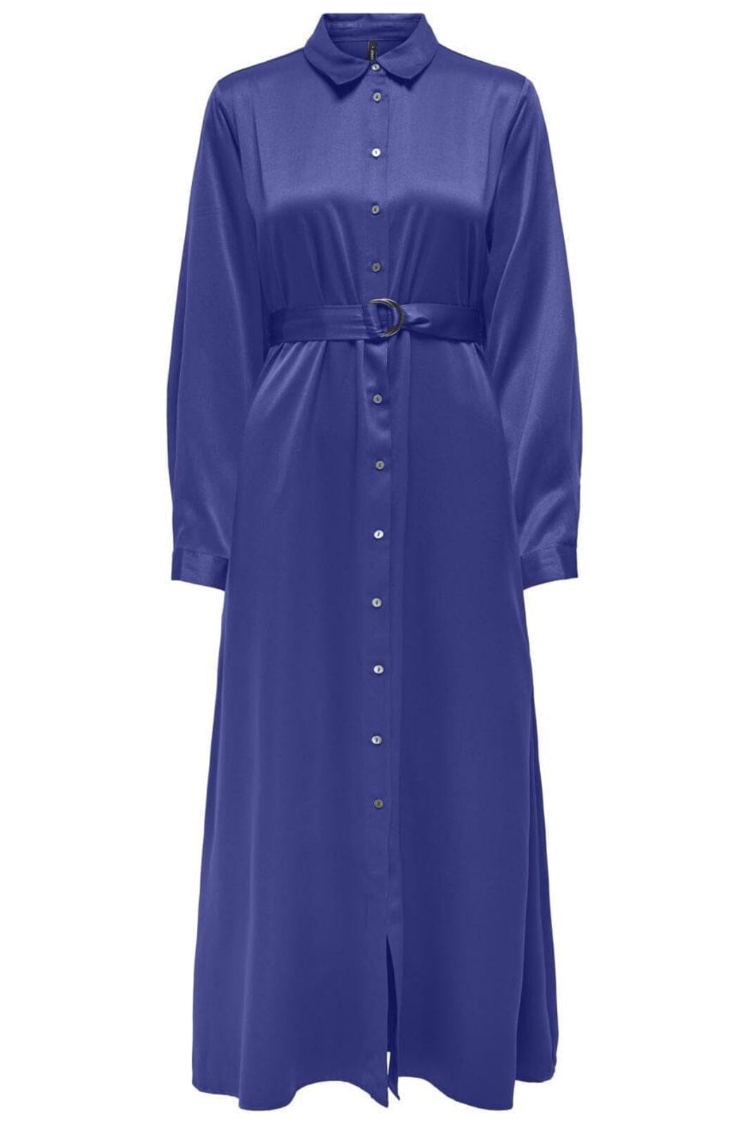 Only - Onljane Life L/S Belt Shirt Dress - 4663020 Clematis Blue Kjoler 