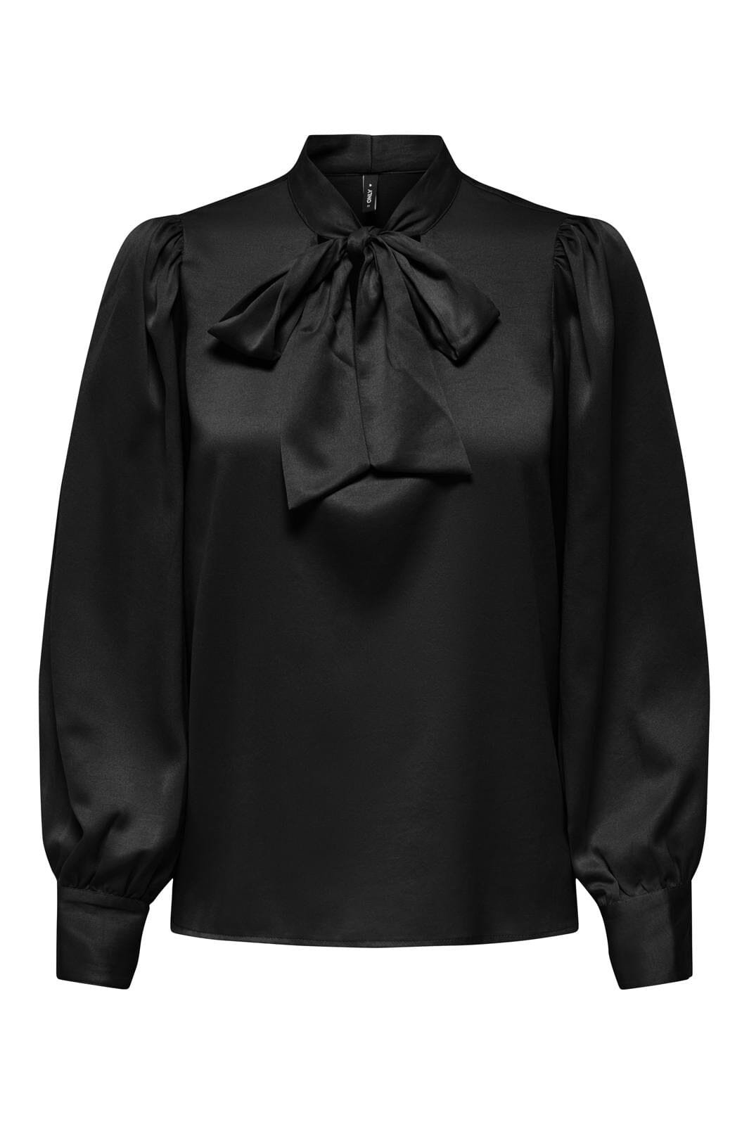 Only - Onljane Life L/S Bow Top - 4663021 Black