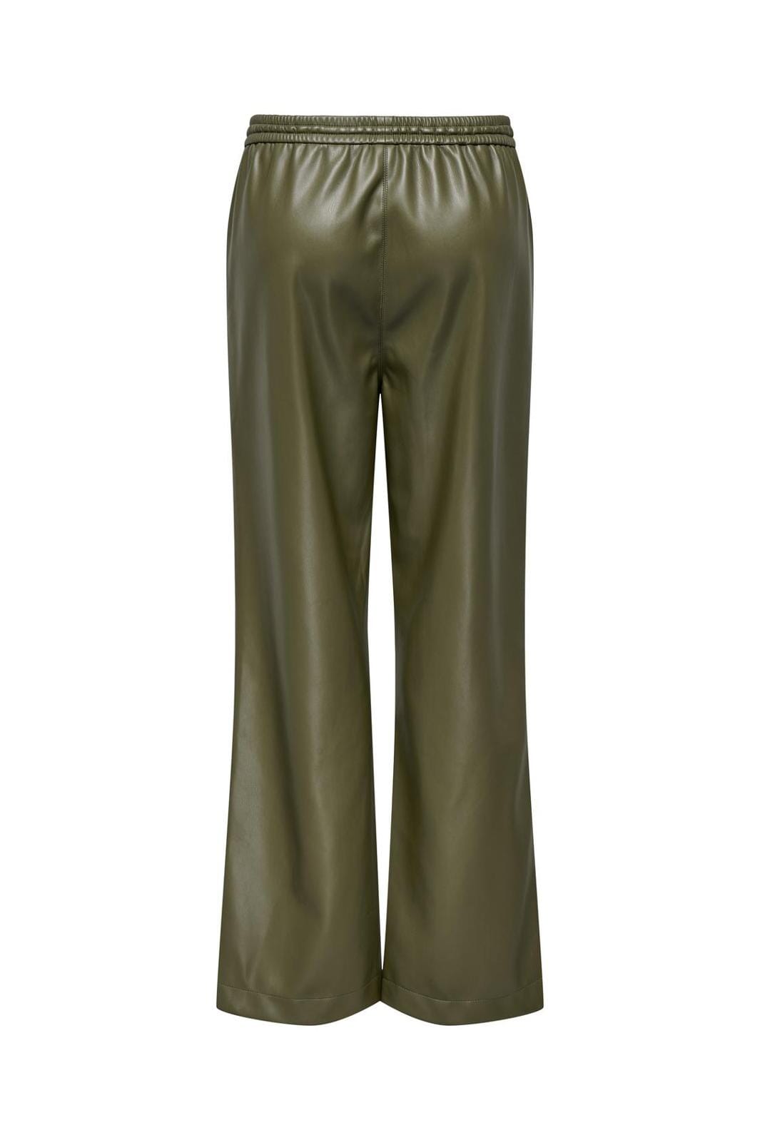 Only - Onljovana Faux Leather Trackpant - 4757191 Winter Moss