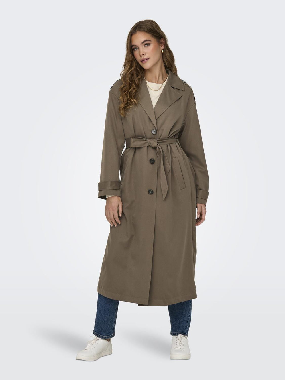 Only - Onlline X-Long Trenchcoat - 3504617 Walnut Jakker 