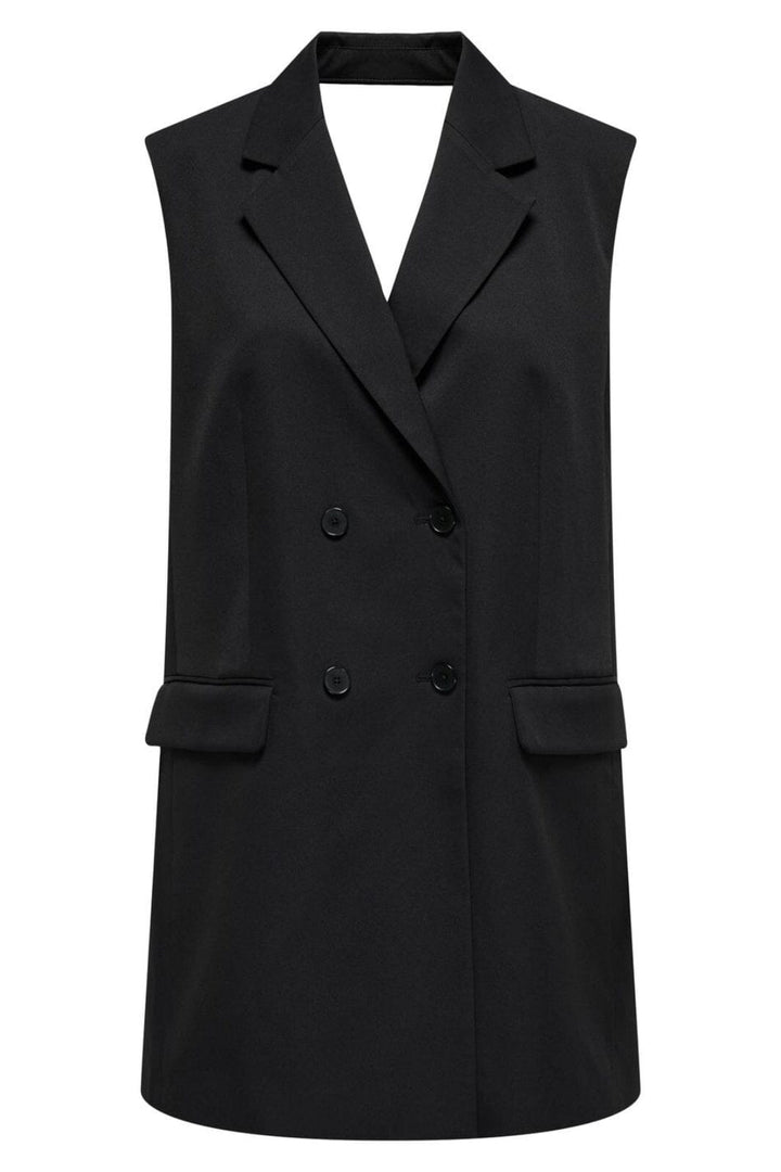 Only - Onlmalika S/L Bow Blazer Dress Tlr 15340119 - 4667906 - Black