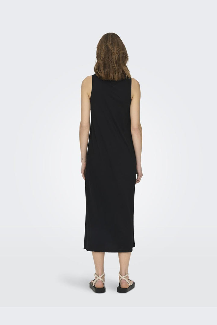 Only - Onlmay Life S/L Long Dress - 4163718 Black