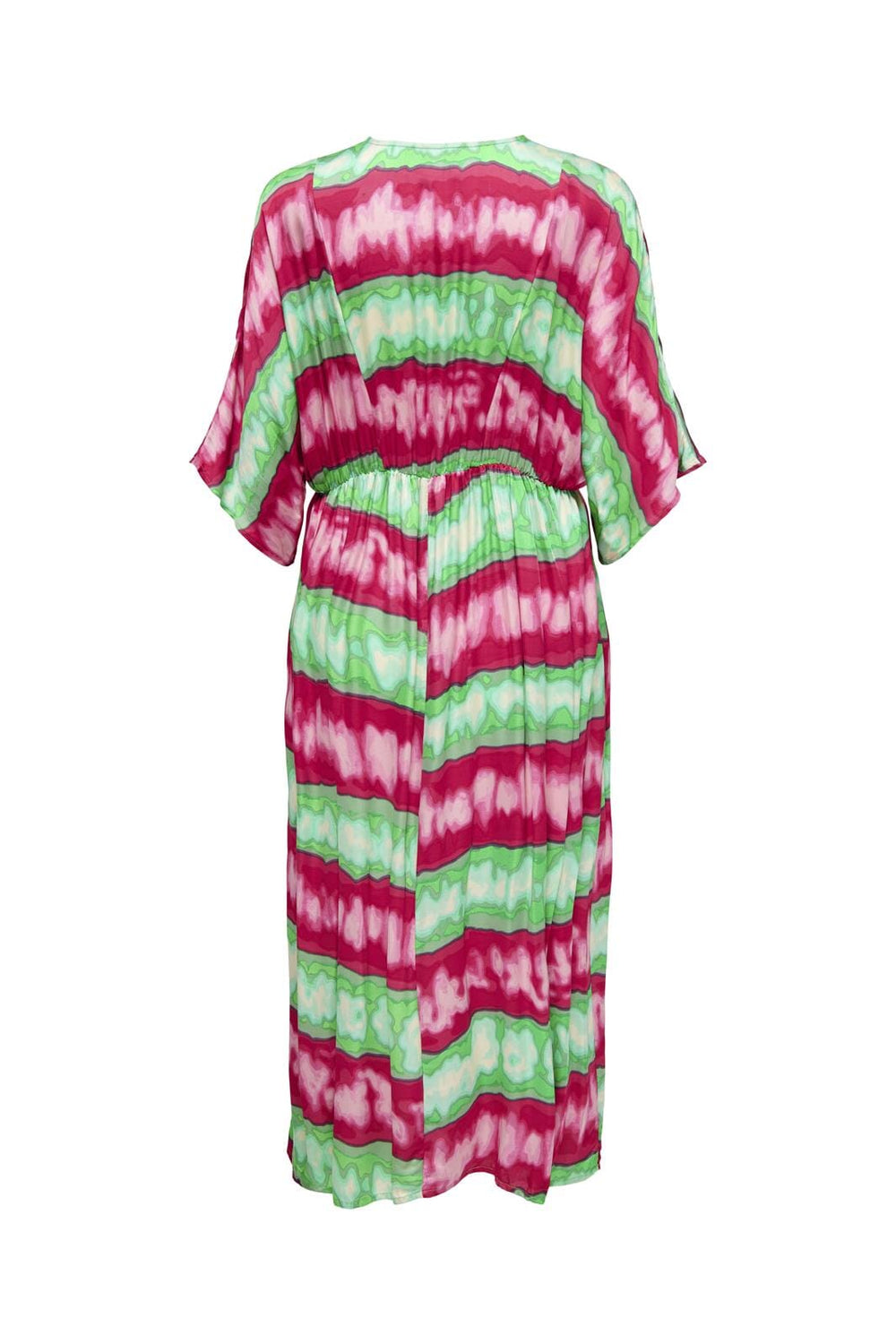 Only - Onlmerle Fr Loose Midi Dress - 4498029 Deep Mint Fr Tie Dye