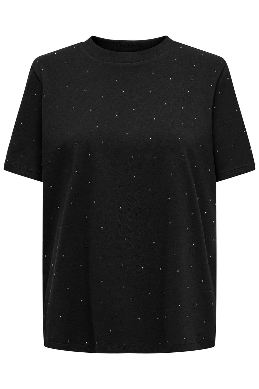 Only - Onlmonja S/S Studs Tee - 4751582 Black Studs T-shirts 