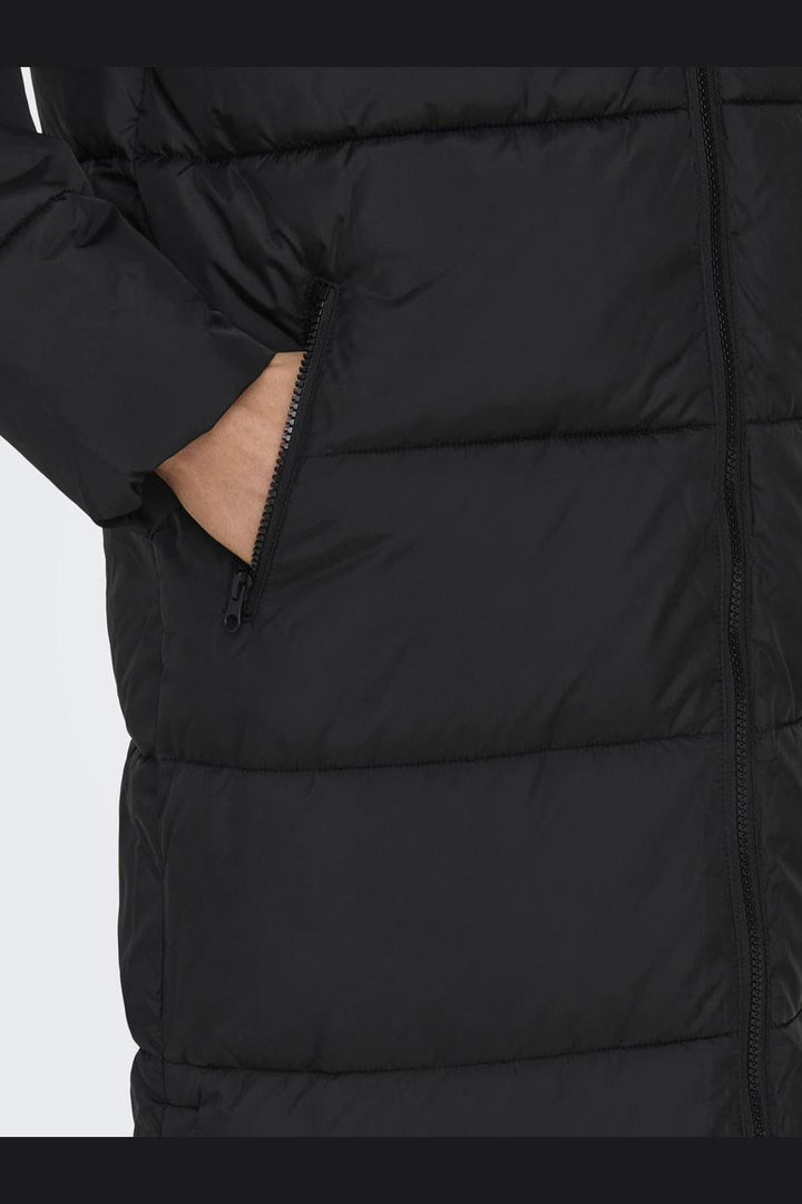 Only - Onlmontana Long Puffer Jacket - 3584051 Black