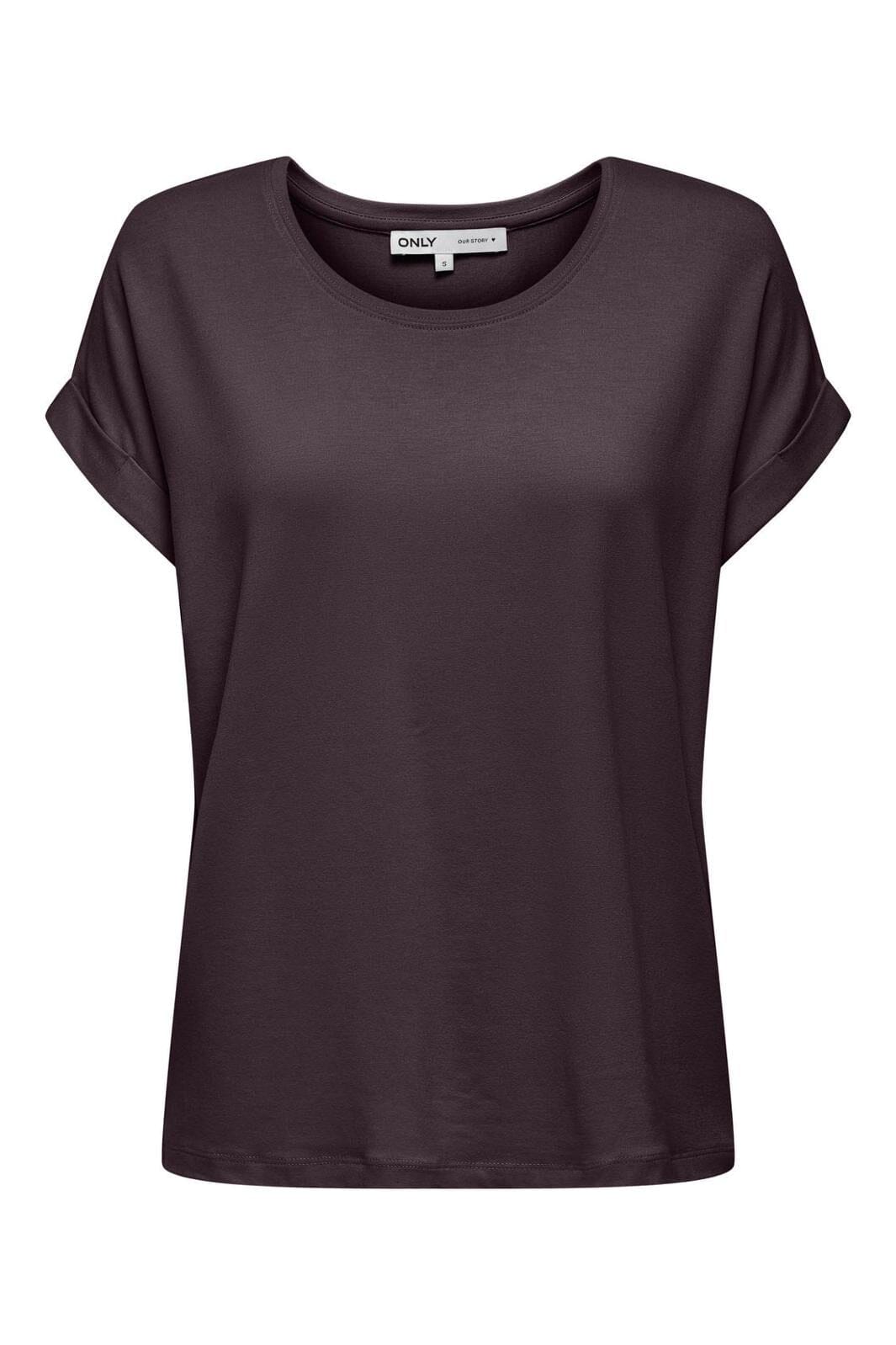 Only - Onlmoster S/S O-Neck Top - 2424875 Winetasting