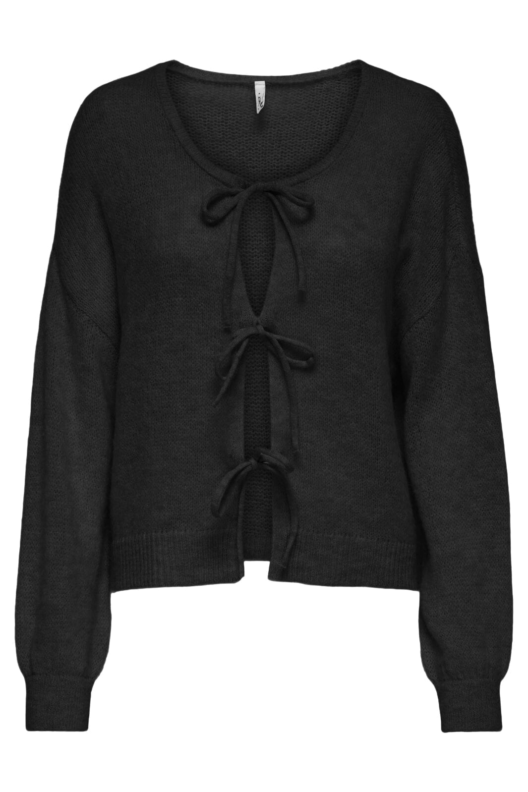 Only - Onlmuline Ls String Cardigan Knt - 4815593 Black Cardigans 