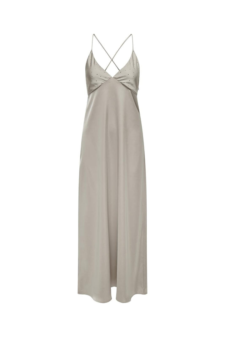 Only - Onlnema Loui Strap Maxi Dress - 4457606 Chateau Gray