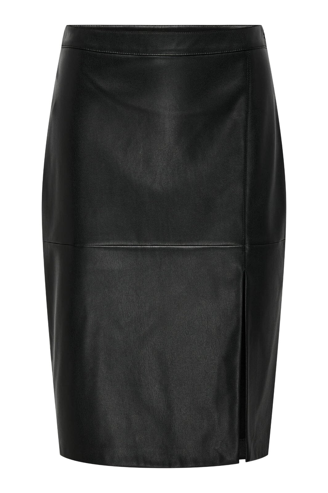 Only - Onloline Faux Leather Pencil Skirt - 4428836 Black