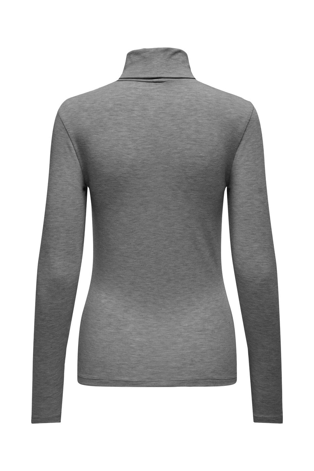 Only - Onlsia L/S Roll Neck Top Box - 4674043 Medium Grey Melange