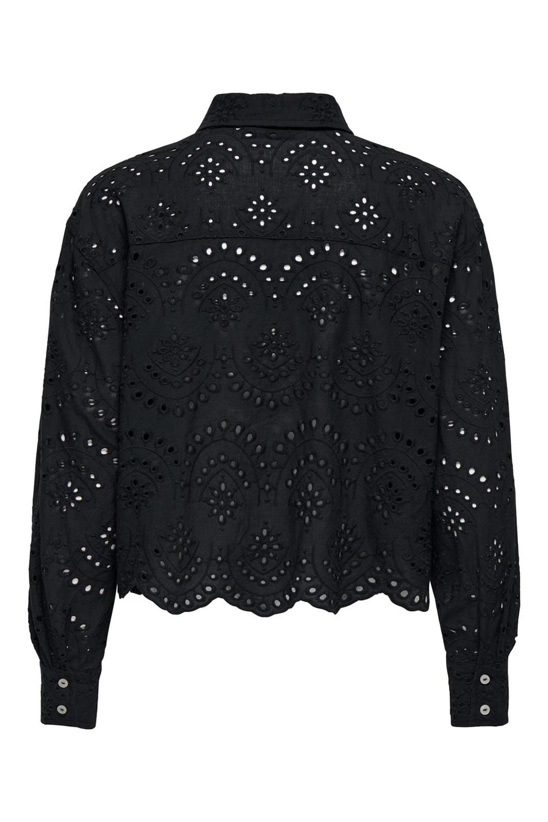 Only - Onlvalais L/S Shirt - 4488516 Black