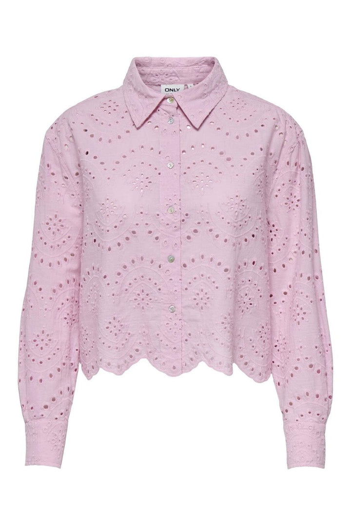 Only - Onlvalais L/S Shirt - 4695503 Pink Lady