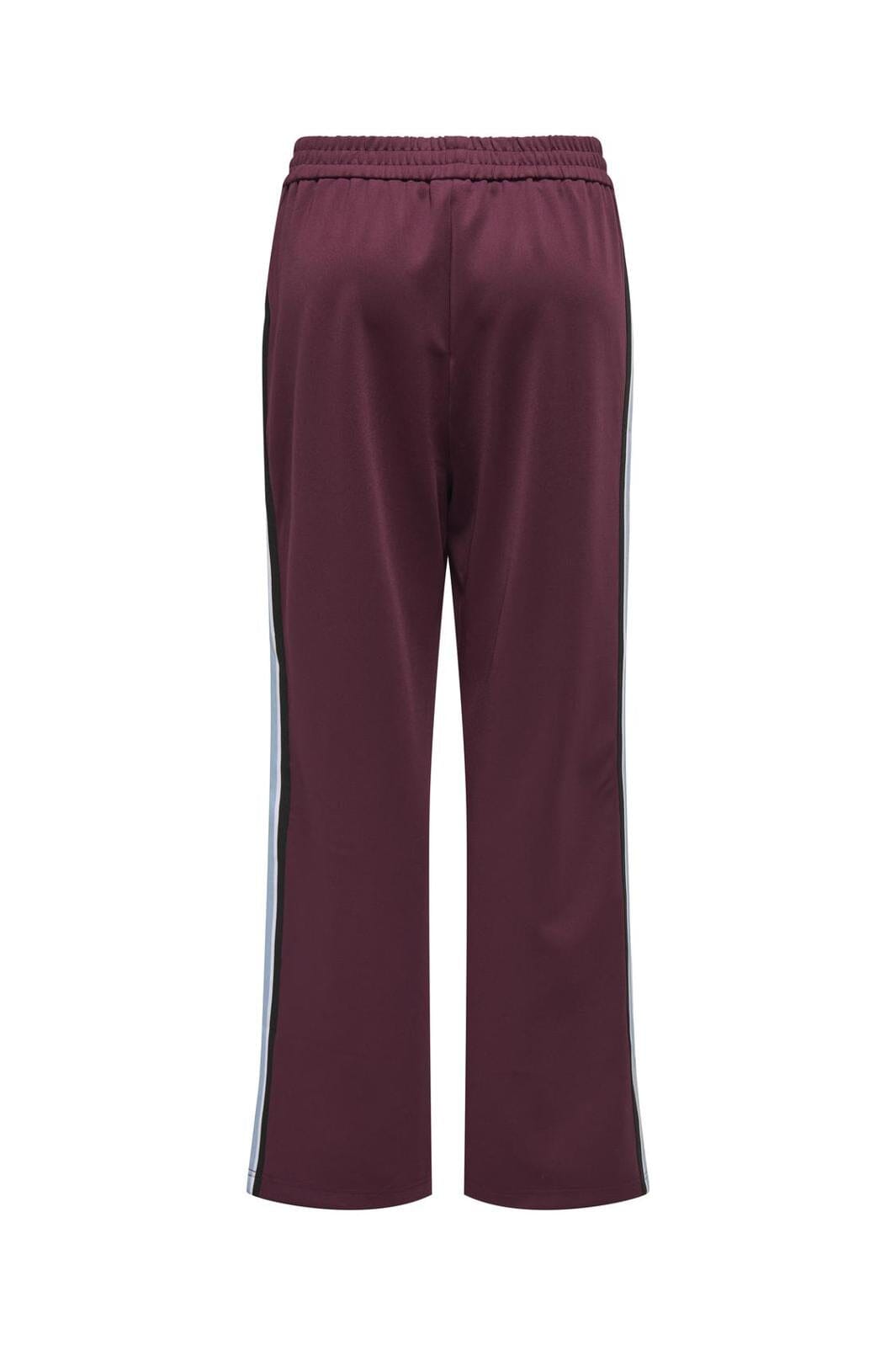 Only - Onlwarm Up X Track Pant - 4748812 Burgundy W. Soft Chambray Tape