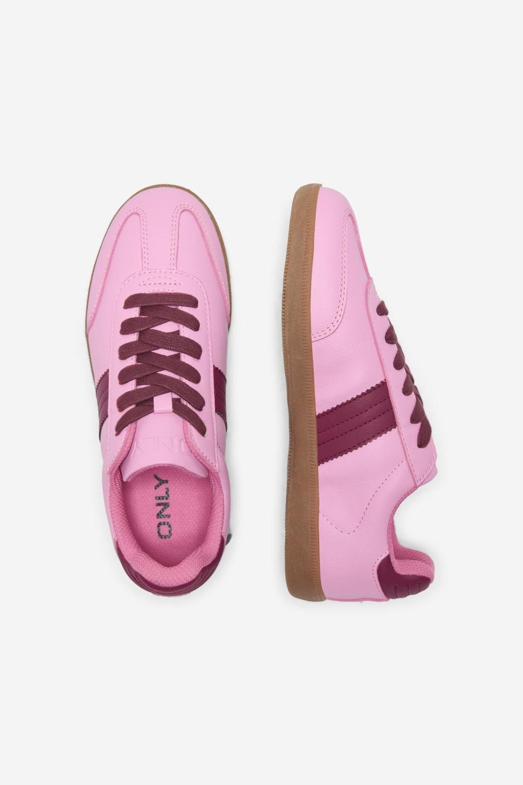 Only Shoes - Onlamber Pu Sneaker - 4750039 Begonia Pink Beaujolais