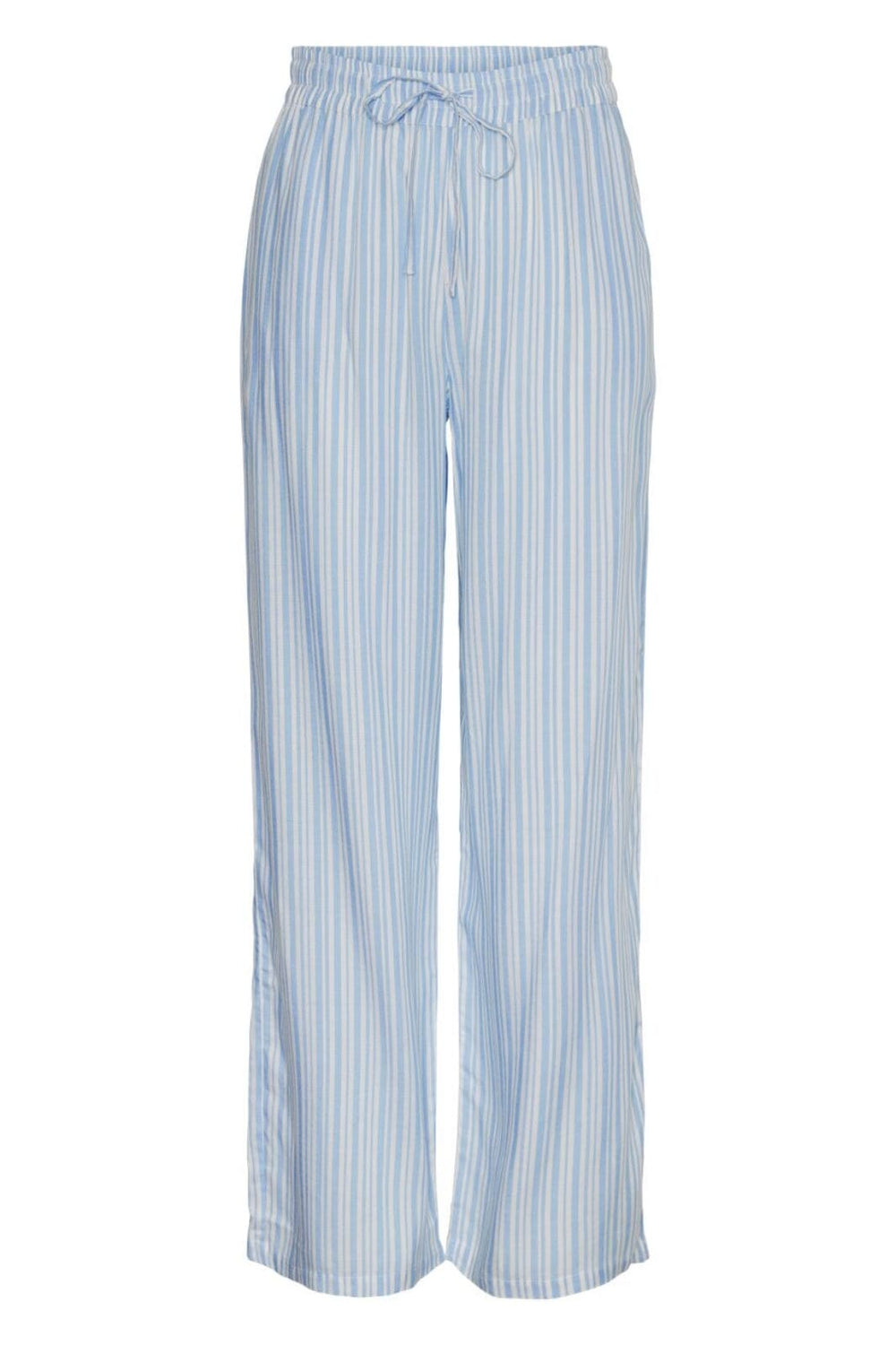 Pieces - Pcalvina Pants - 4472394 Blue Bell Cloud Dancer Bukser 