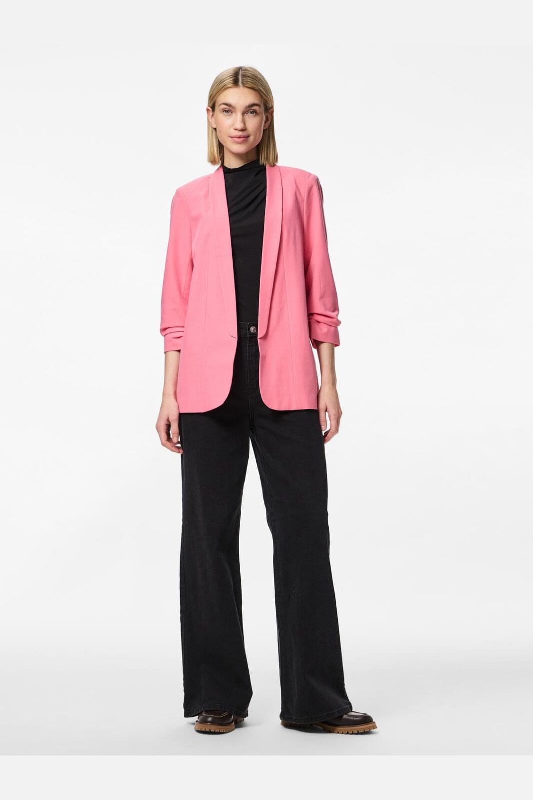 Pieces - Pcbosella 3/4 Blazer - 4660943 Pink Lemonade