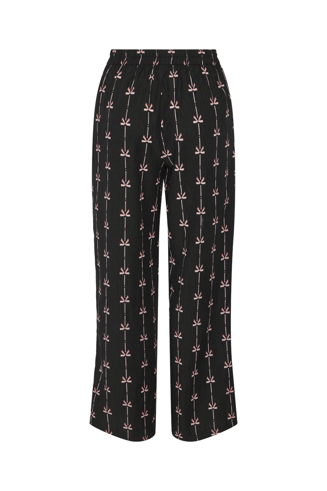 Pieces - Pcbow Wide Pants Jit - 4661220 Black Bows