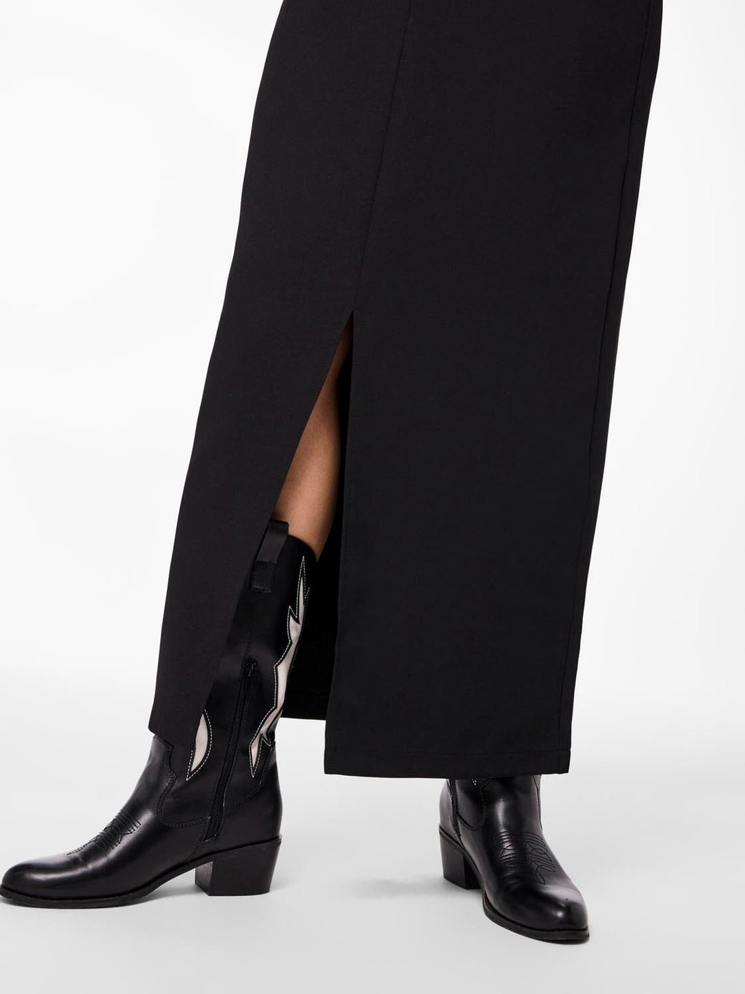 Pieces - Pcbozzy Ankle Skirt - 4563742 Black Nederdele 