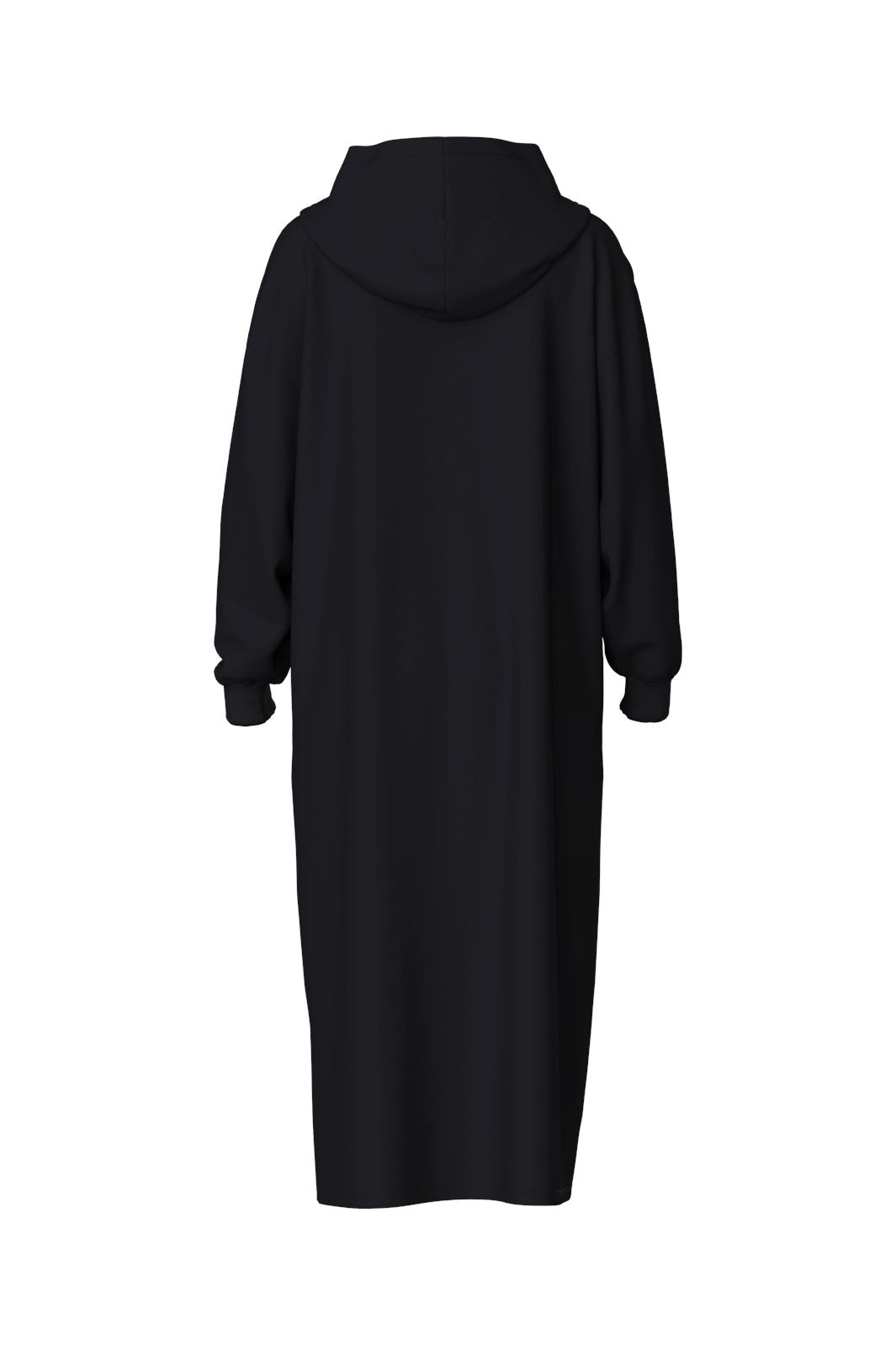 Pieces - Pcchilli Ls Hoodie Midi Dress Cp - 4703014 Black