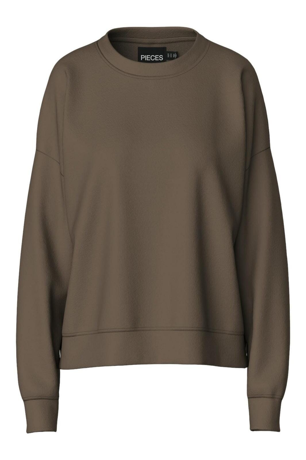 Pieces - Pcchilli Ls Sweat - 4614649 Morel Sweatshirts 