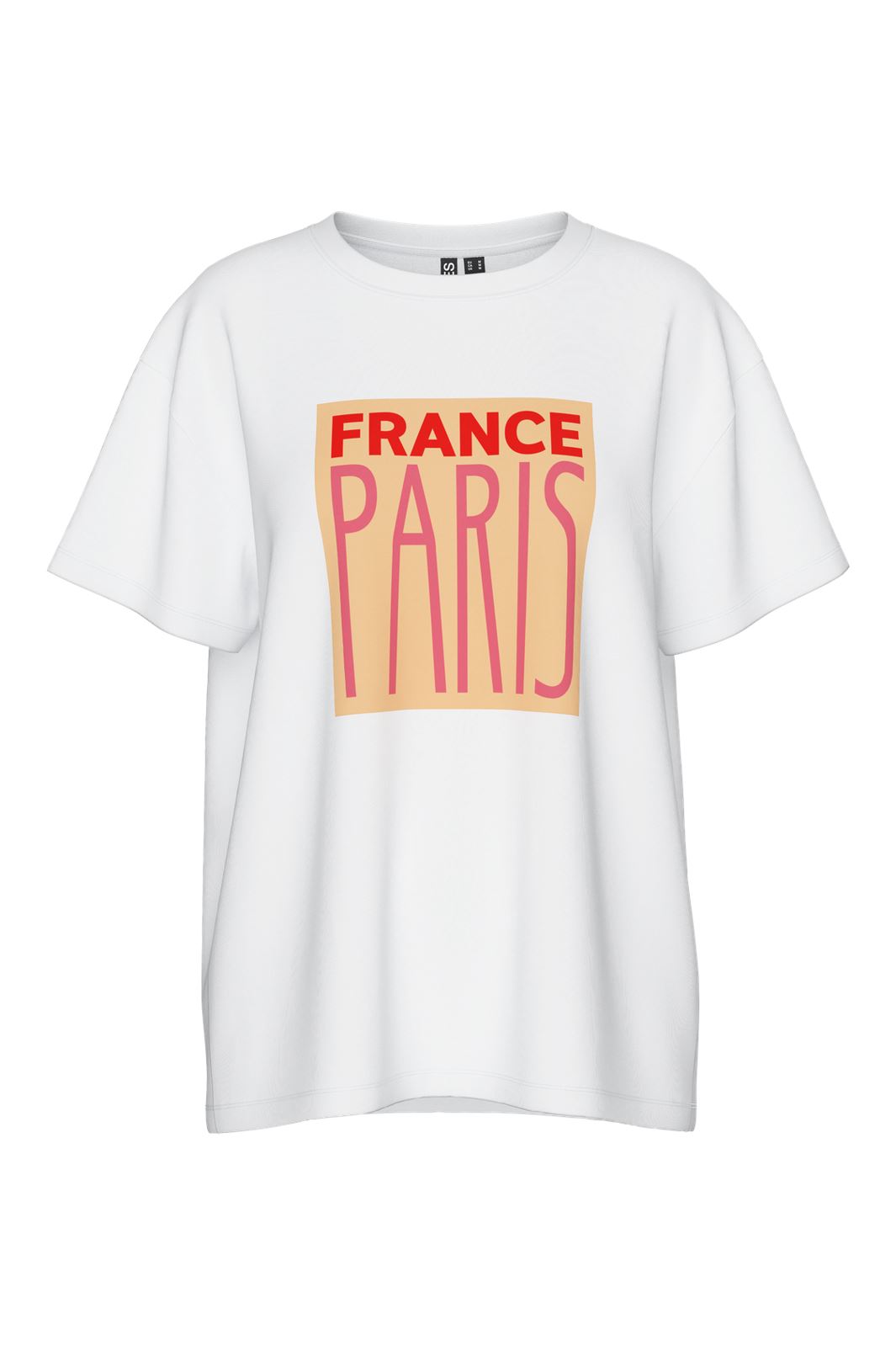 Pieces - Pccity Ss Oversized Tee - 4794446 Bright White France