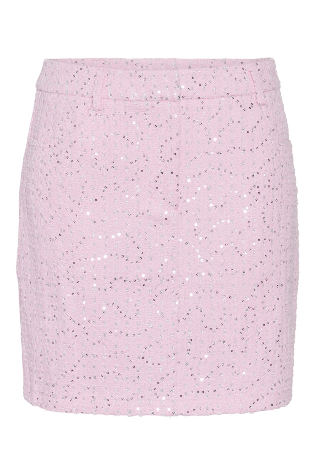 Pieces - Pcdulla Short Sequence Skirt - 4631806 Pirouette