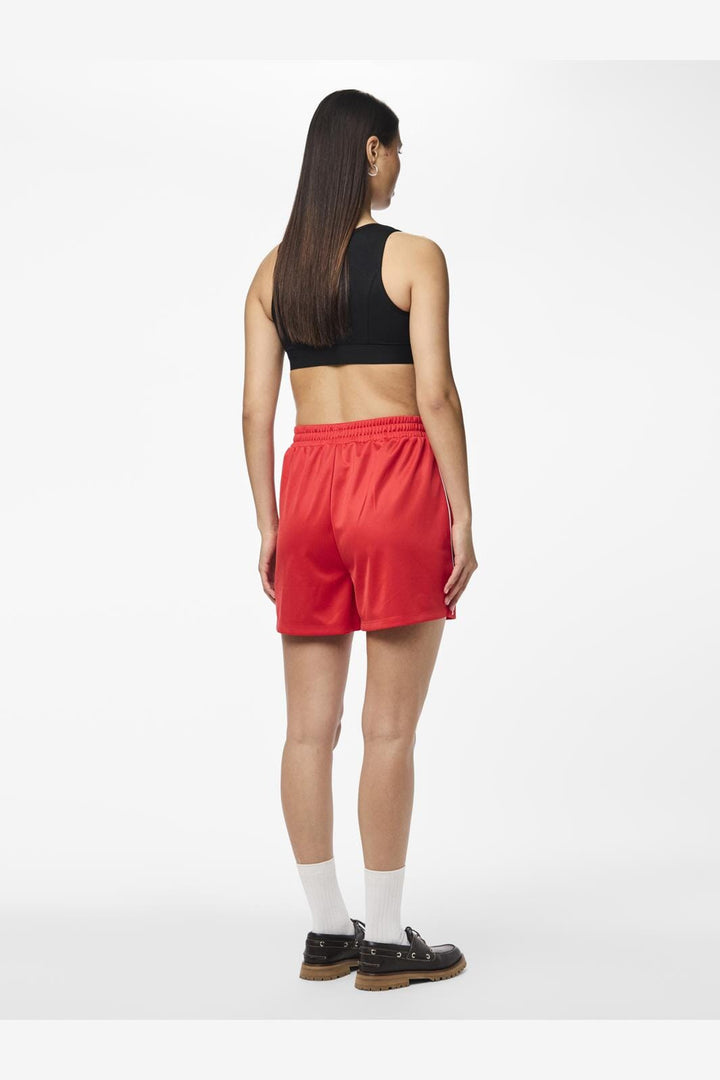 Pieces - Pcgrace Track Shorts Jit - 4739862 High Risk Red