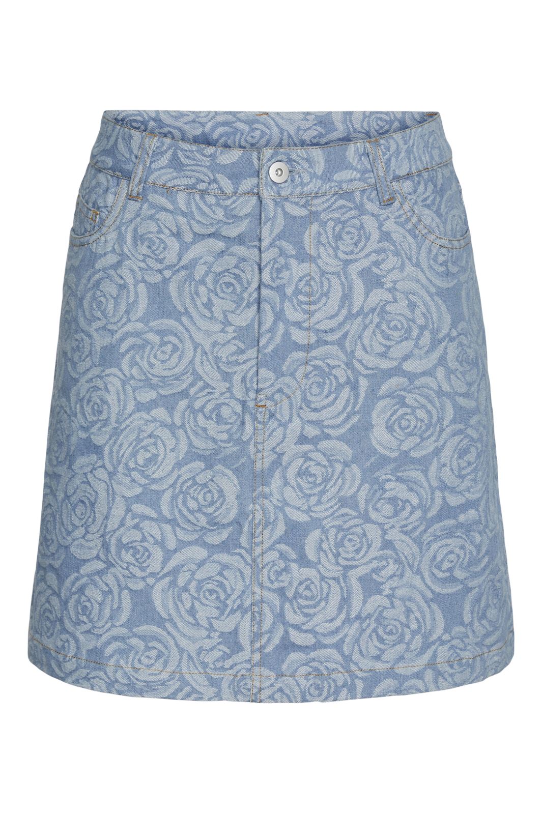 Pieces - Pckalyn Denim Skirt - 4534444 Light Blue Denim