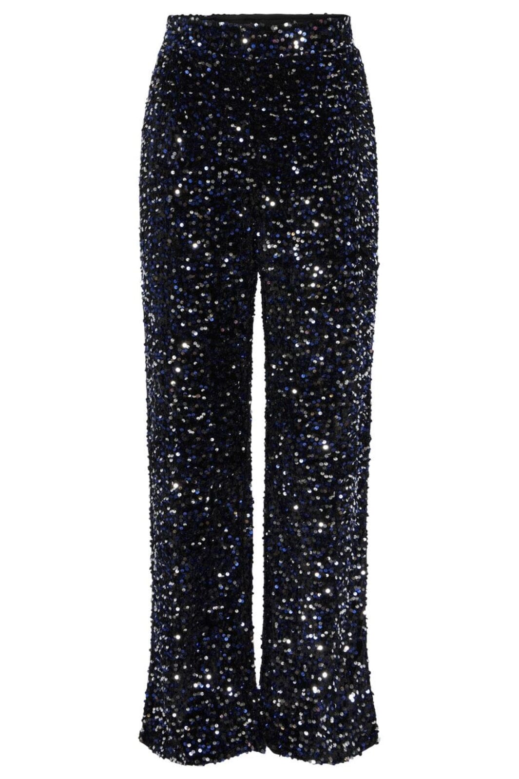 Pieces - Pckam Wide Pant - 4617669 Black Bellweather Sequins Bukser 