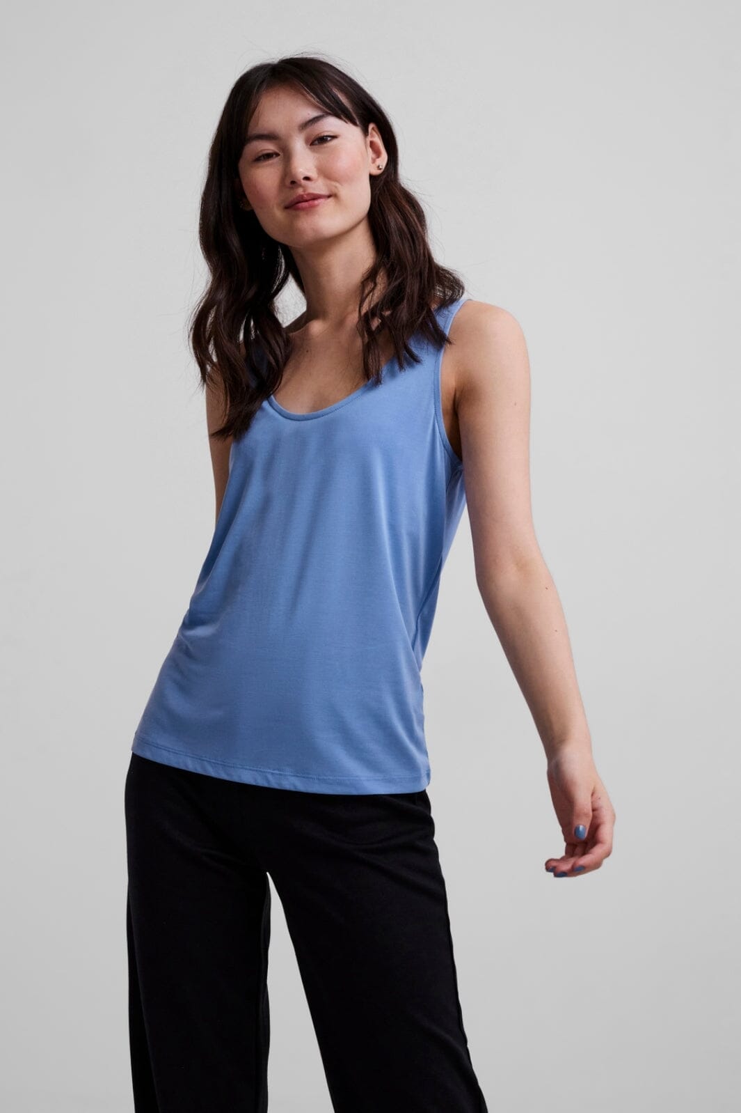 Pieces - Pckamala Tank Top - Vista Blue 