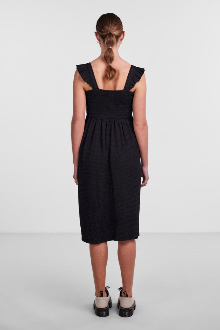 Pieces - Pckeegan Strap Dress - Black Kjoler 