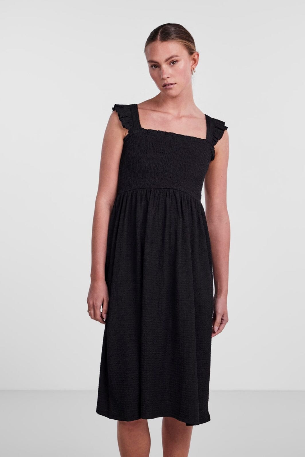 Pieces - Pckeegan Strap Dress - Black Kjoler 