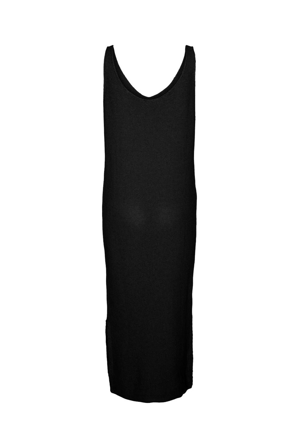 Pieces - Pcketka Sl V-Neck Knit Dress - 4584762 Black