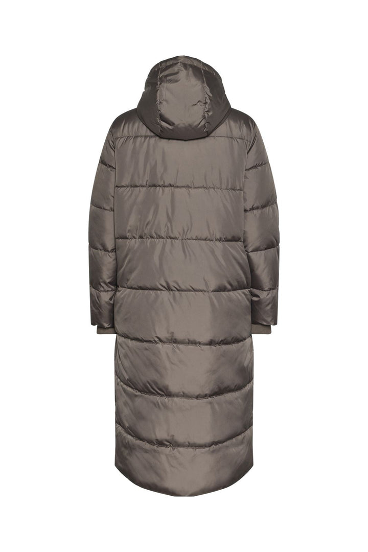 Pieces - Pcmaddie Long Puffer Jacket - 4543064 Morel