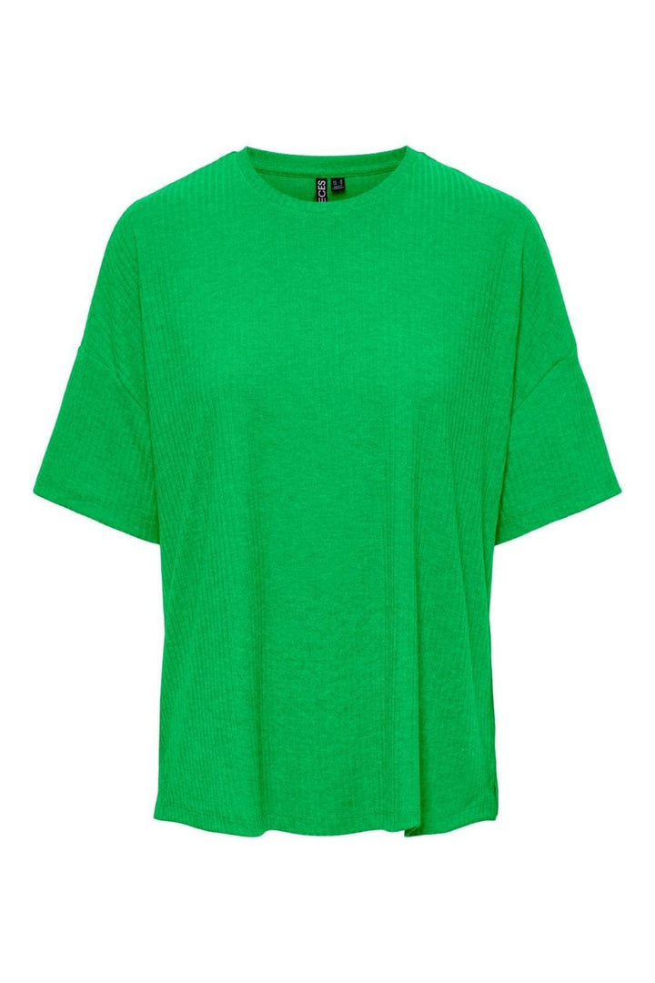 Pieces, Pcmibbi Ss Oversized Tee, Poison Green