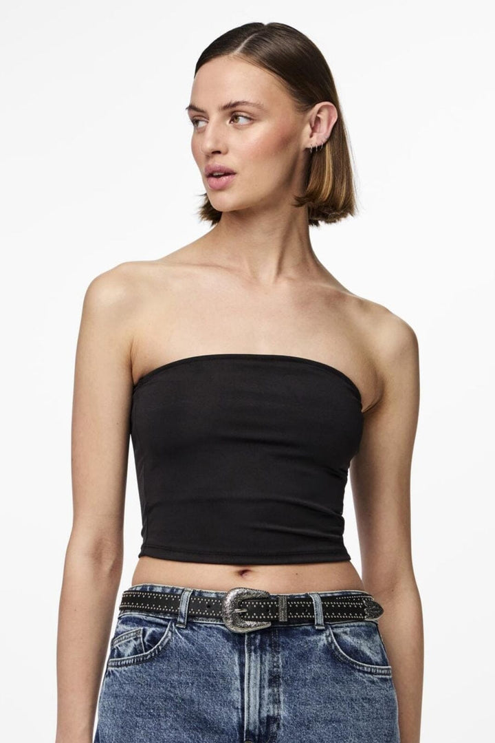 Pieces - Pcminni Tube Top - 4319421 Black Toppe 