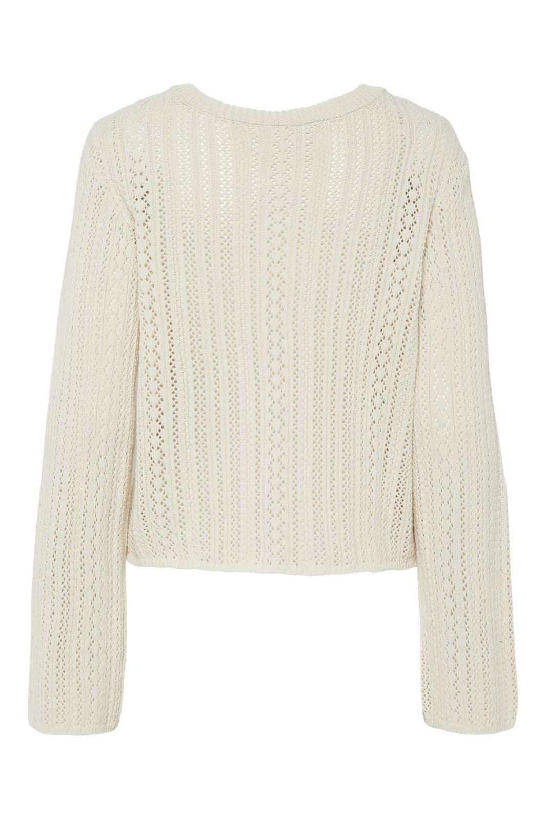 Pieces - Pcnuka Ls Knit Cardigan - 4666809 Birch