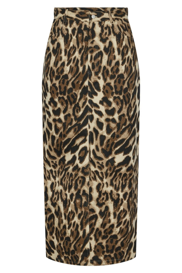 Pieces - Pcoleo Long Skirt - 4562873 Birch Leo Nederdele 