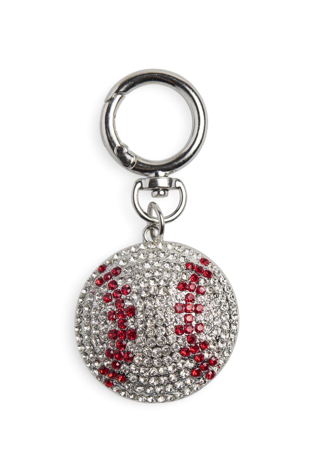 Pieces - Pcoline Keyhanger Box - 4787886 Silver Colour St2/Baseball