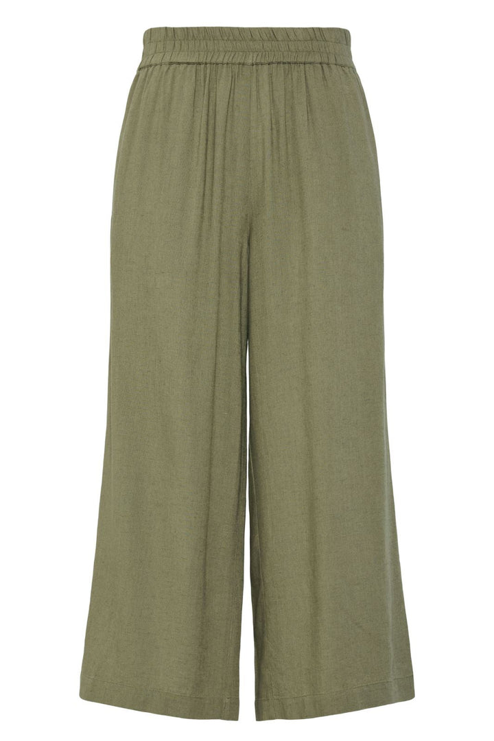 Pieces - Pcpia Wide Culotte - 4670233 Deep Lichen Green