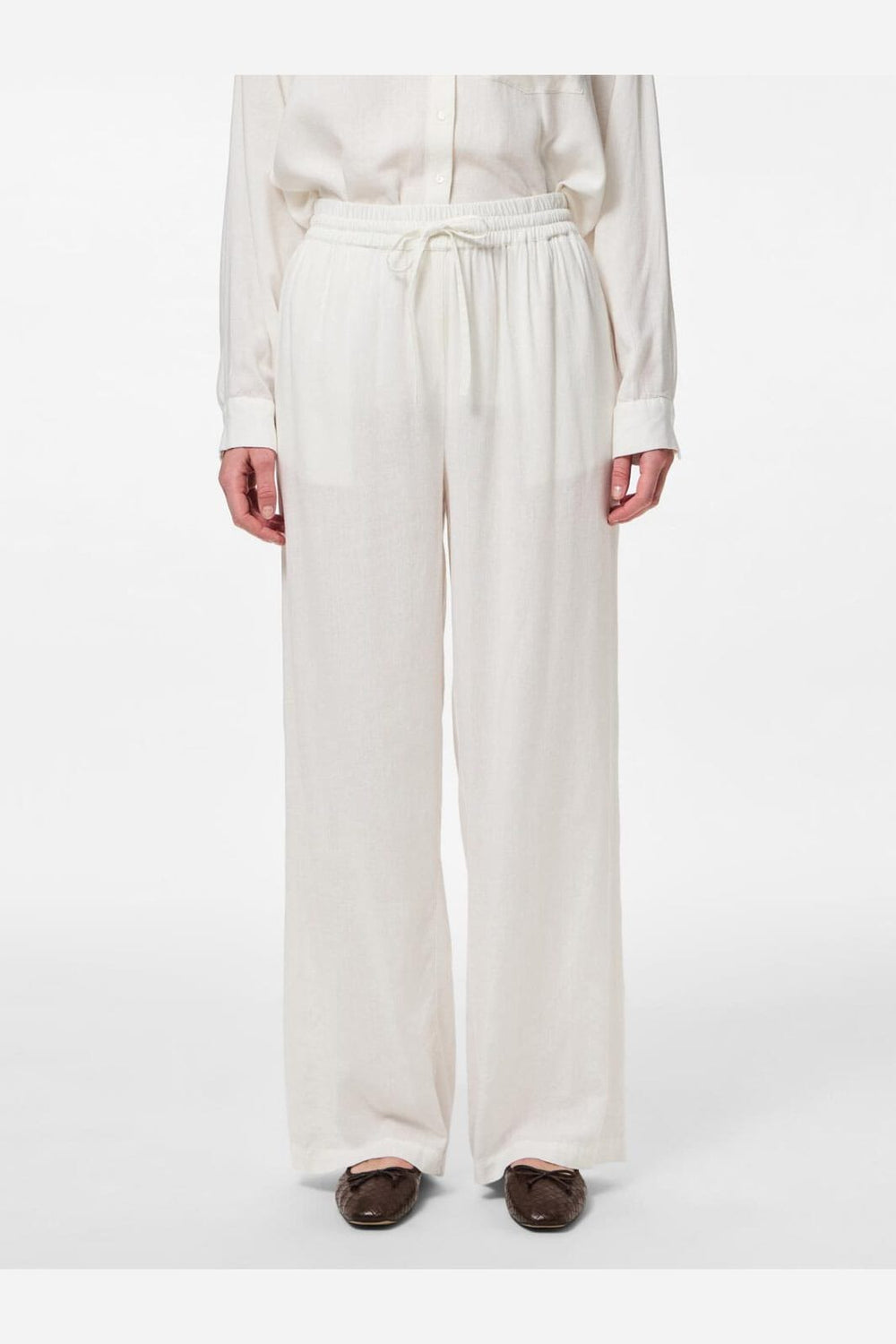 Pieces - Pcpia Wide Pants - 4648875 Bright White