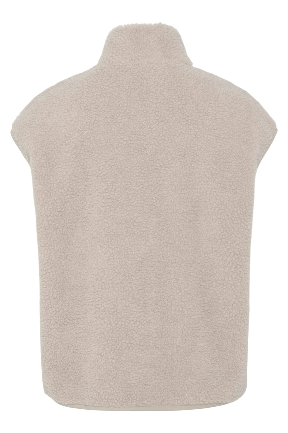 Pieces - Pcsadia Teddy Vest - 4640674 Silver Gray