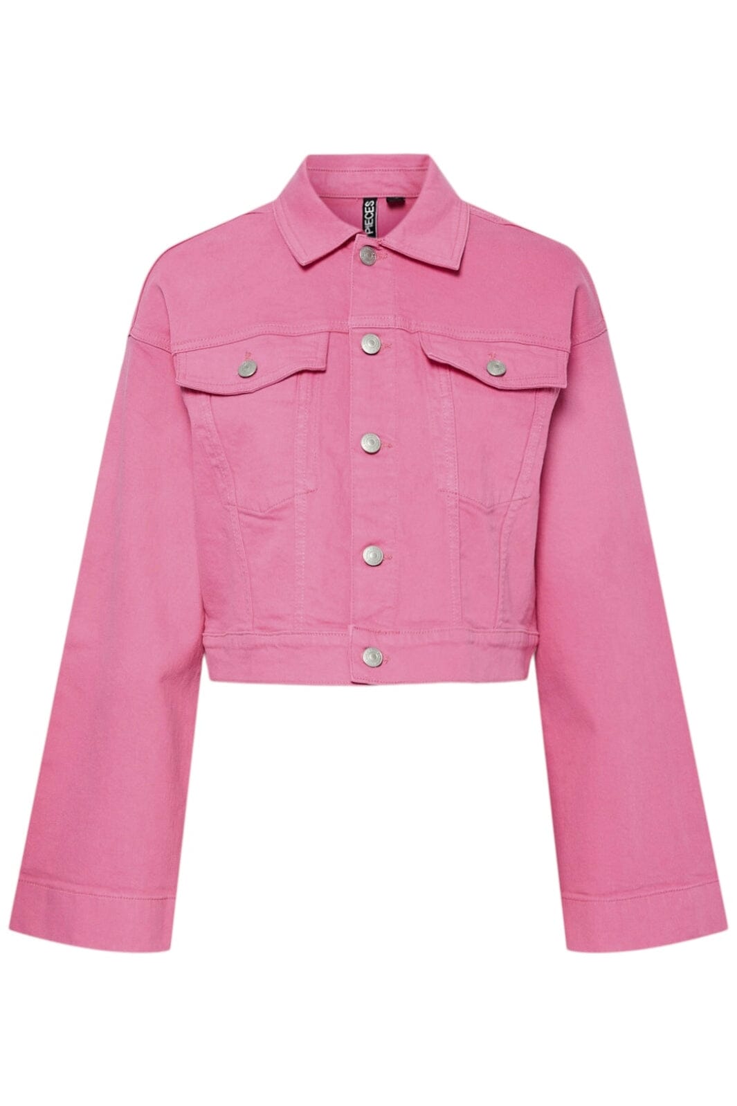 Pieces - Pcsvala Denim Jacket - 4693546 Pink Lemonade