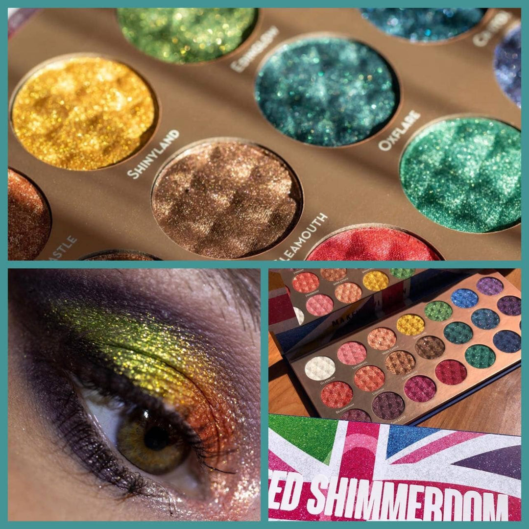 Rude Cosmetics - United Shimmerdom - 21 Shimmer Eyeshadow Palette - Øjenskygge 