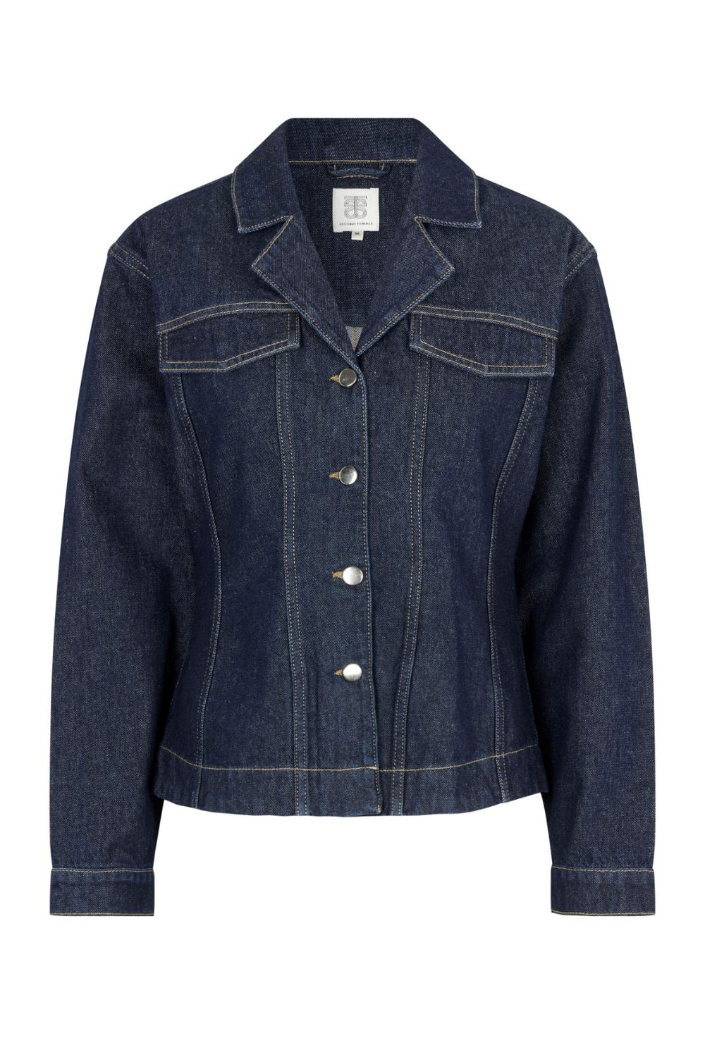 Second Female - Columbus Jacket - 5998 Dark blue denim Jakker 