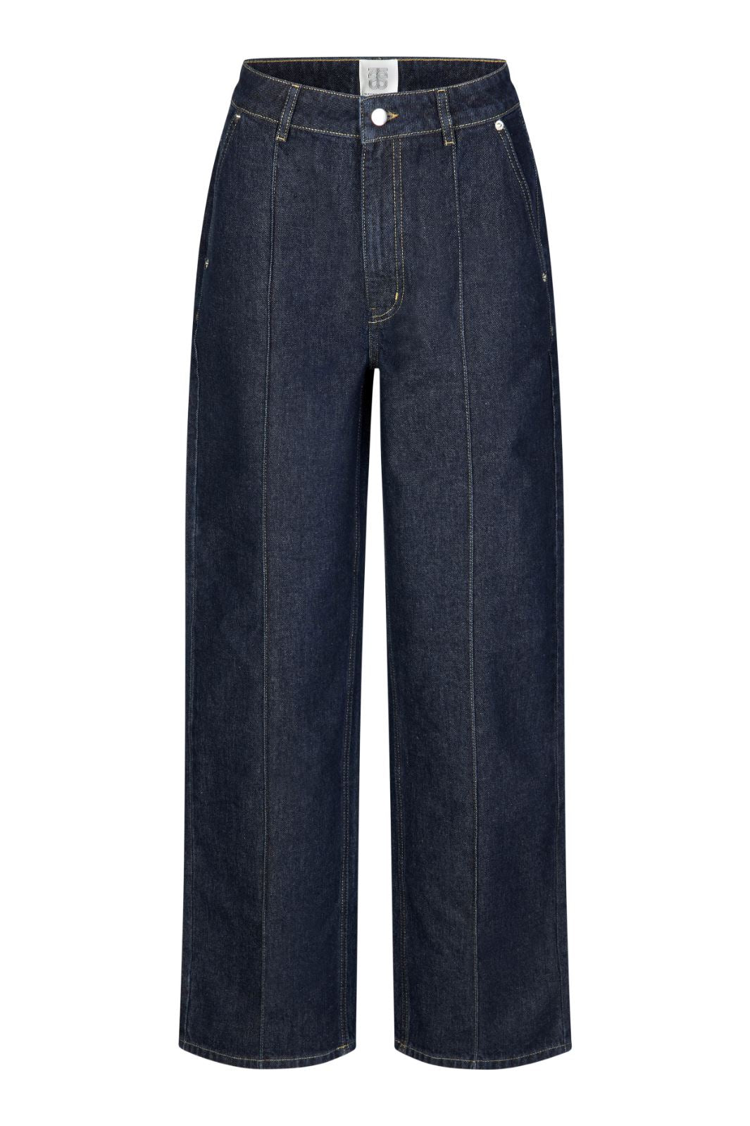 Second Female - Columbus Trousers - 5998 Dark blue denim Jeans 