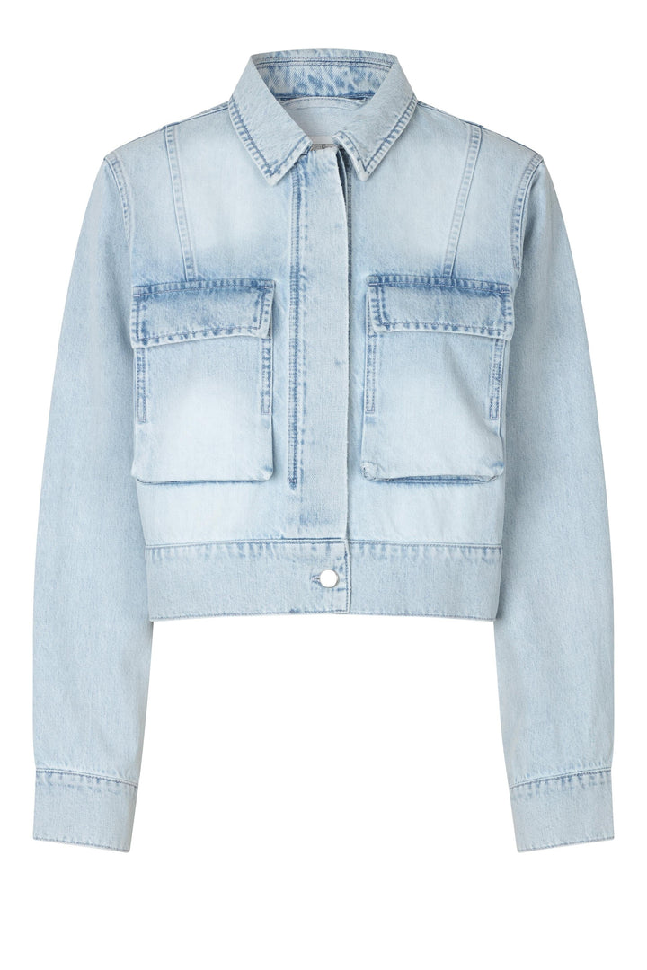 Second Female - Fira Jacket - 5996 Light blue denim Jakker 